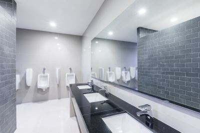 Open-Plan Bathroom Layout